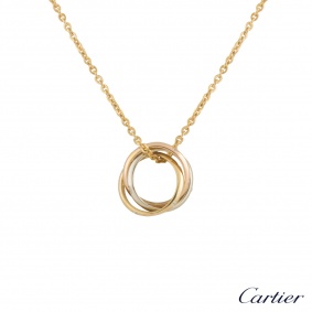 Trinity de Cartier Tri-Colour Diamond Pendant